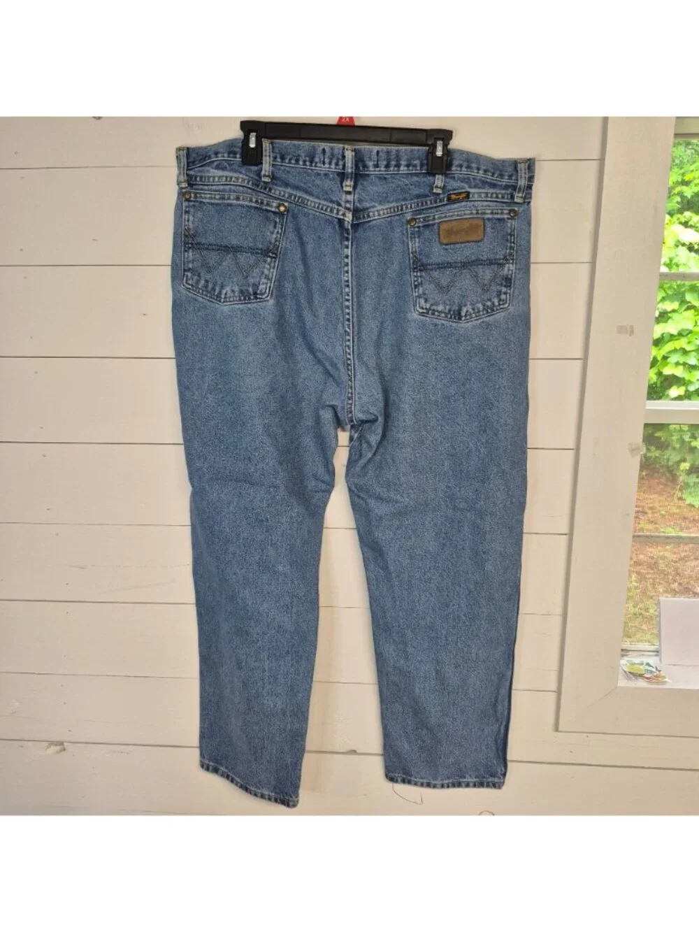 Wrangler George Strait Collection Mens 42x30 Blue Denim Jeans 100% Cotton - Picture 5 of 6